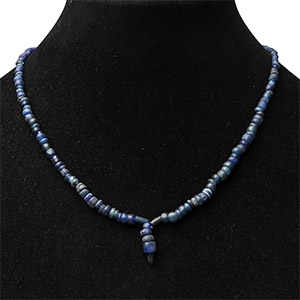 Roman Blue Glass Bead Necklace String