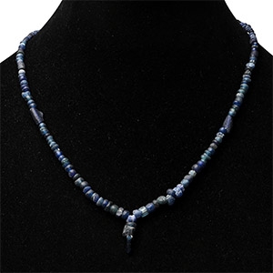 Roman Blue Glass Bead Necklace String
