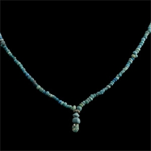 Achaemenid Blue Glass Bead Necklace String