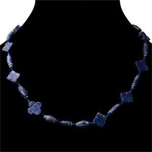 Western Asiatic Lapis Lazuli Bead Necklace String
