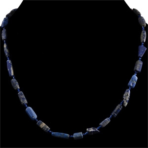 Western Asiatic Lapis Lazuli Bead Necklace String