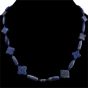 Bactrian Style Lapis Lazuli Bead Necklace String