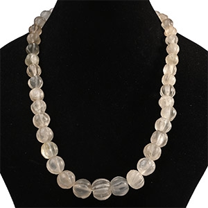 Western Asiatic Rock Crystal Bead Necklace String
