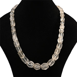 Rock Crystal Bead Necklace String