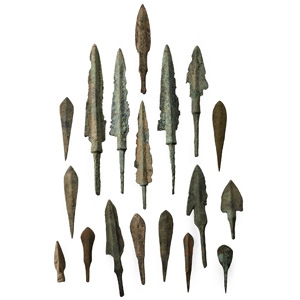 Western Asiatic Bronze Arrowhead Collection