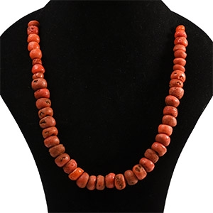 Western Asiatic Glass Bead Necklace String