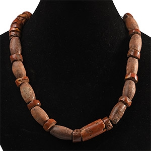 Ceramic and Stone Bead Necklace String