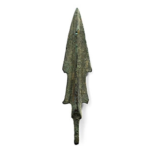 Luristan Bronze Double-Bladed Arrowhead