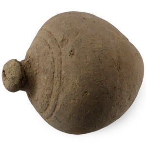 Large Byzantine Greek Fire Ceramic Fire Bomb or Hand Grenade