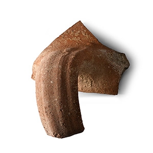 Judaean Terracotta Amphora Handle with Royal Seal Impression
