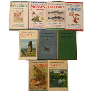 The Observers Books on Natural History - 9 Titles