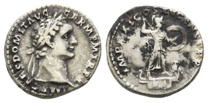 Domitian AR Denarius.