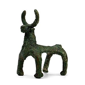 Western Asiatic Bronze Figure of a Bull