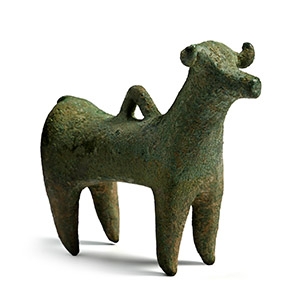 Western Asiatic Bronze Figure of a Bull