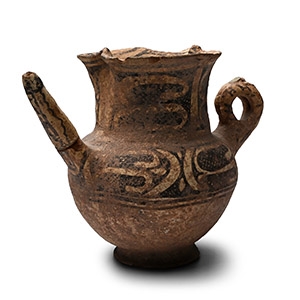 Western Asiatic Terracotta Spouted Vessel