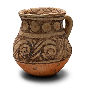 Western Asiatic Bichrome Terracotta Jug