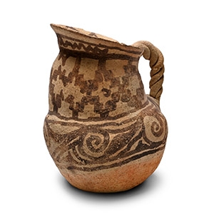 Western Asiatic Terracotta Spouted Vessel