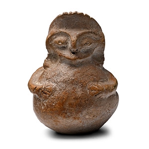 Western Asiatic Terracotta Jug with Face