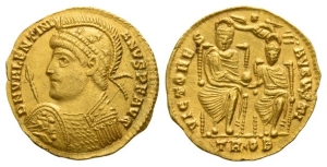Valentinian I AV Solidus.