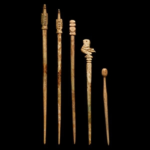 Roman Bone Pin Implement Group