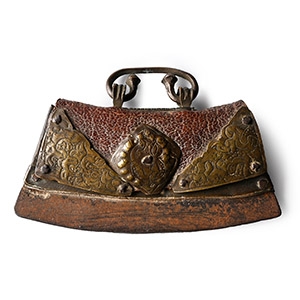 Tibetan Fire Steel Pouch Pendant