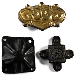 Medieval Bronze and Silver-Gilt Artefact Group