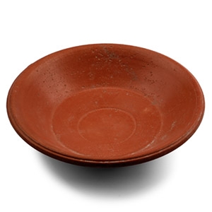 Roman Redware Bowl with Tiered Interior