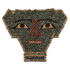 Egyptian Faience Mummy Bead Mask