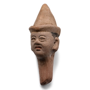 Chinese Ming Style Terracotta Statue Head