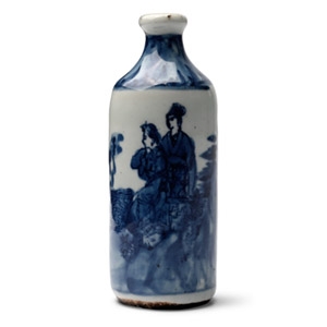 Chinese Blue and White Snuff Bottle