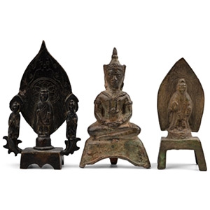 Buddhist Bronze Buddha Group