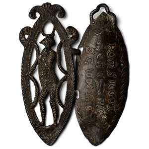 Medieval Style Billy and Charley Lead Alloy Shadwell Type Shrine Forgery