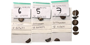 Group of Twelve [12] English Medieval AR Hammered Coins.