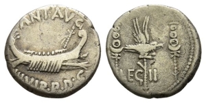 The Triumvirs, Mark Antony AR Denarius.