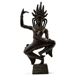 South East Asian Nang Teap Asporn Celestial Nymph Statuette