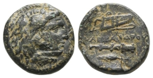 Kingdom of Macedon, Alexander III AE Unit.