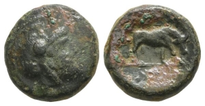 Macedon, District of Bottiaia. Coinage in the name of the Botteatans(?) AE 18mm.