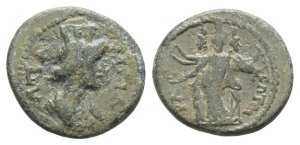 Phrygia, Apameia AE Hemiassarion of Half Assarion.