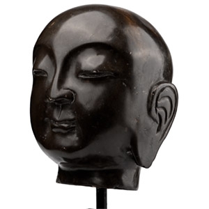 Chinese Song Style Stone Head of Buddha