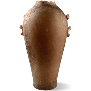 Very Large Egyptian Style Alabaster Vase