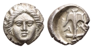 Thrace, Apollonia Pontika AR Diobol.