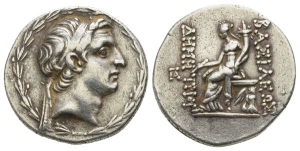 Seleukid Empire, Demetrios I Soter AR Tetradrachm.