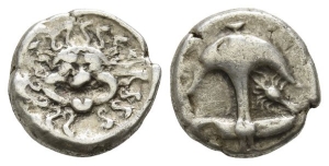 Thrace, Apollonia Pontika AR Drachm.