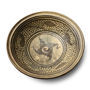 South East Asian Sawankalok Stoneware Bowl