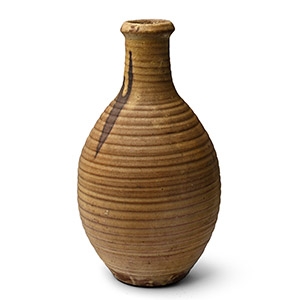 Japanese Green Stoneware Vase