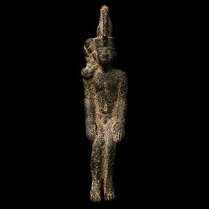 Egyptian Bronze Seated Harpocrates