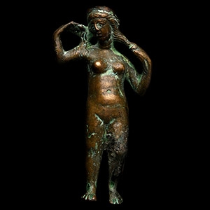 Roman Bronze Statuette of Venus