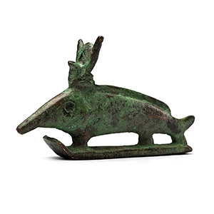 Egyptian Bronze Oxyrhynchus Fish