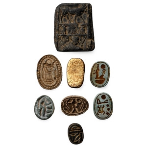 Egyptian Mixed Scarab Collection