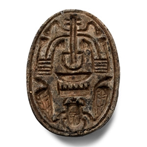 Large Egyptian Steatite Scarab